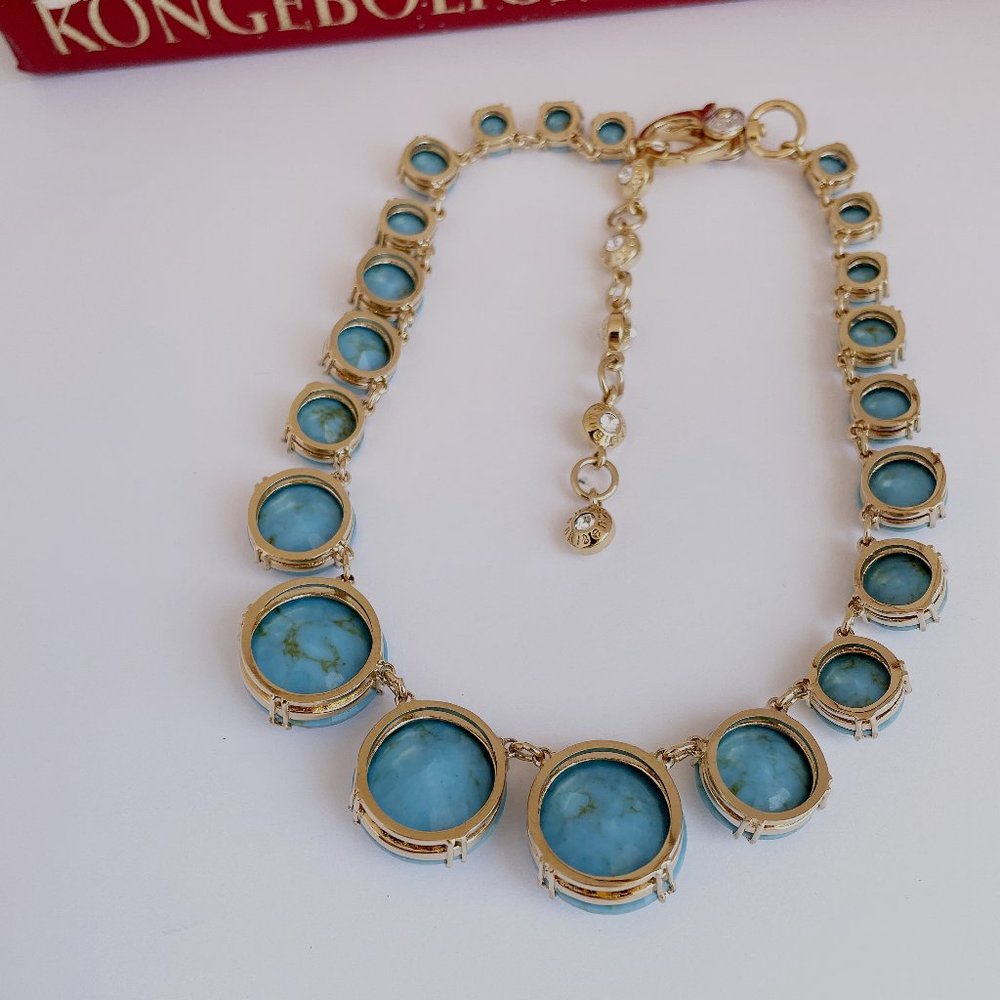 Henri Bendel Turquoise Gold Plated Necklace - Picture 5 of 5